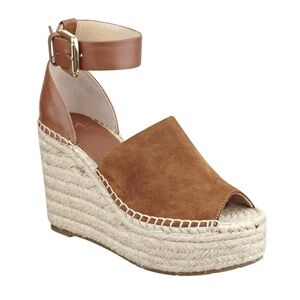 NEW! MARC FISHER ADALYN ESPADRILLE WEDGE SANDAL - SIZE 9.5